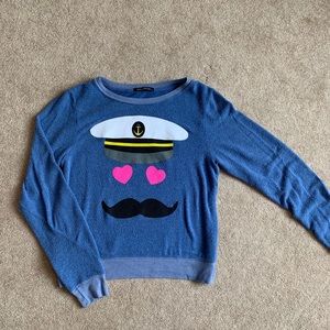 Wildfox Sailor Mustache Sweatshirt